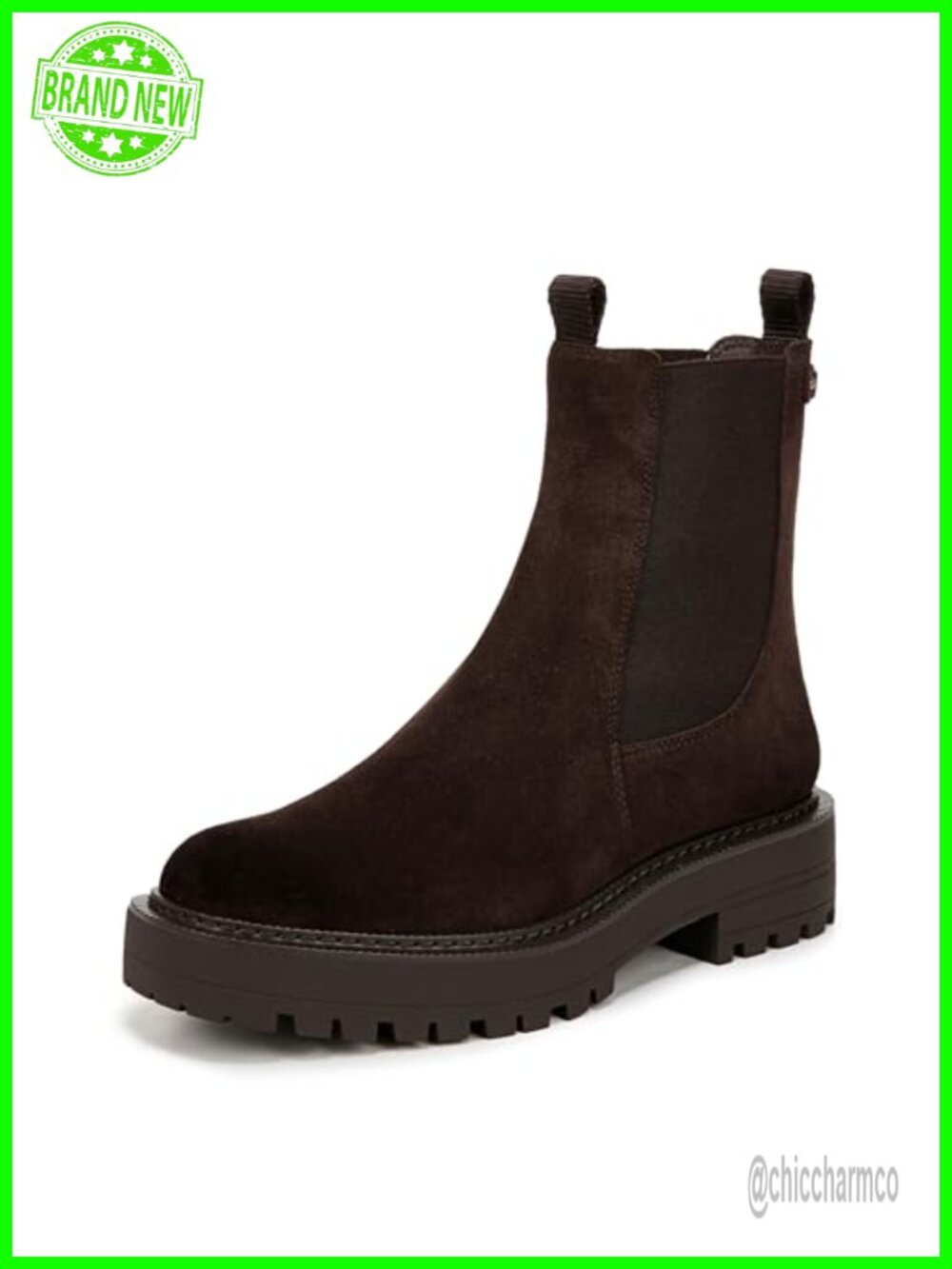 Sam Edelman Women's Laguna Chelsea Boot Leather Waterproof Pull-On Ankle Boot